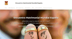 Desktop Screenshot of encuentromatrimonial.com