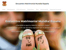 Tablet Screenshot of encuentromatrimonial.com