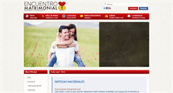 Desktop Screenshot of encuentromatrimonial.org.gt